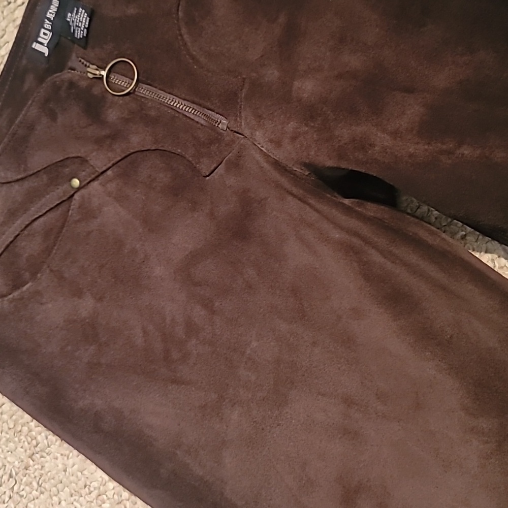 Vintage JLo Authentic  Rare Find Suede NWOT Festival Bell Bottoms - Picture 5 of 6